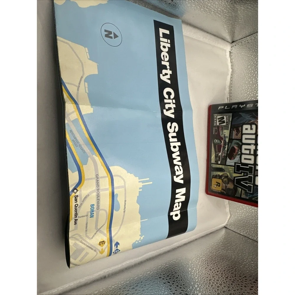 Grand Theft Auto IV Edition (PlayStation 3) No Manual With Map‎